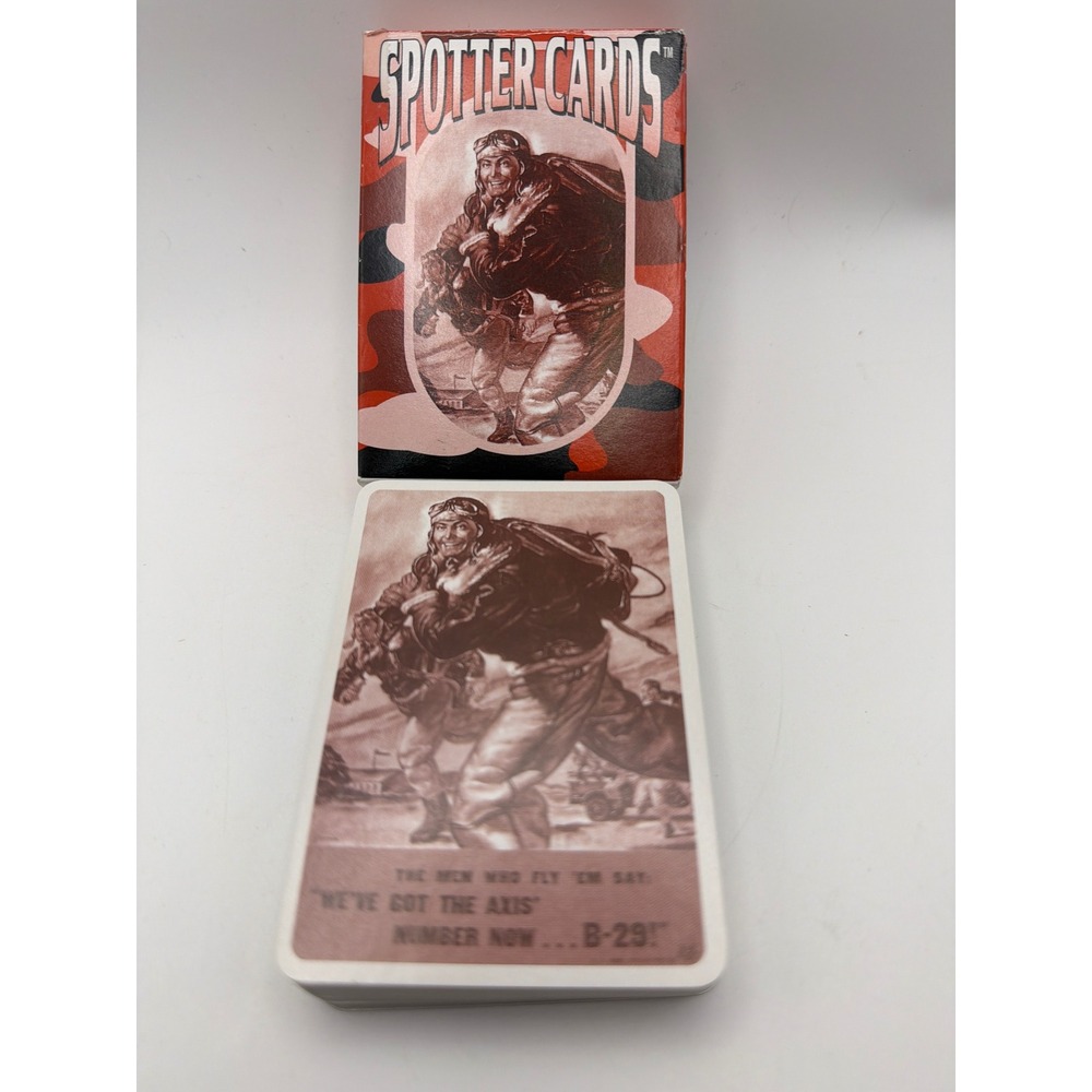 WWII Spotter Cards Commemorative World War II Aircraft Playing Cards Deck API